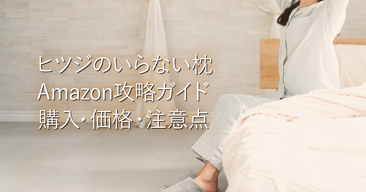 ヒツジのいらない枕 Amazon攻略ガイド：購入・価格・注意点_001