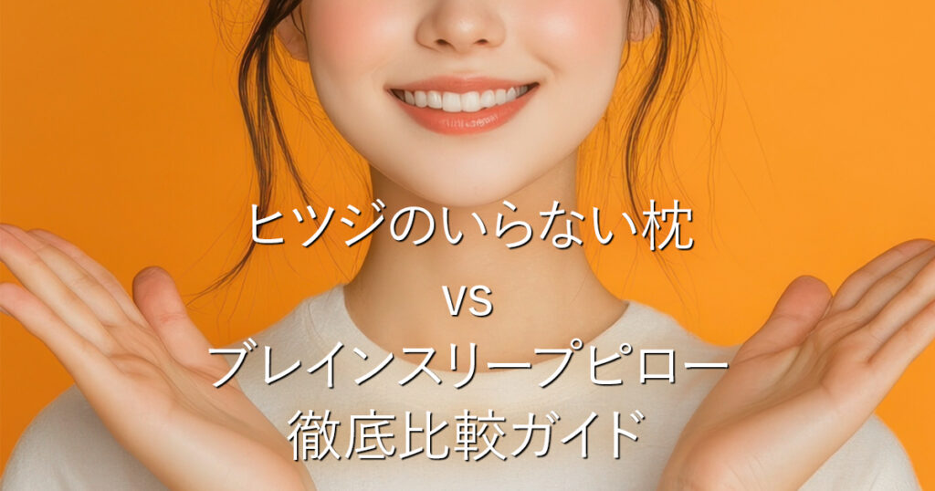 ヒツジのいらない枕 vs ブレインスリープピロー徹底比較ガイド_001