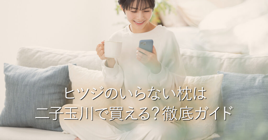 ヒツジのいらない枕は二子玉川で買える？徹底ガイド_001