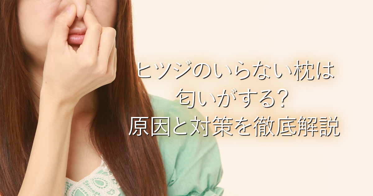 ヒツジのいらない枕は匂いがする？原因と対策を徹底解説_001